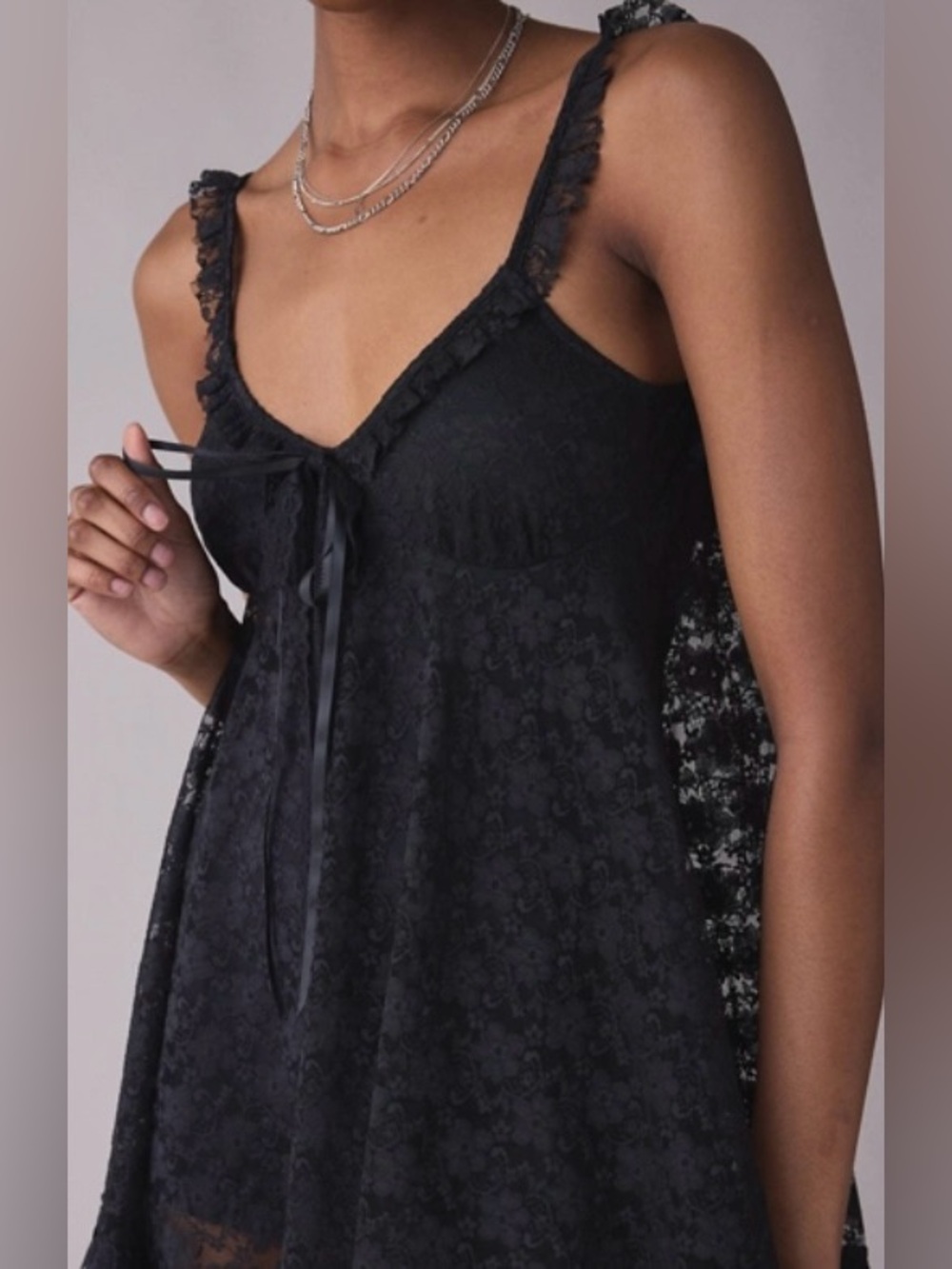 Urban outfitters Primrose lace baby doll romper
